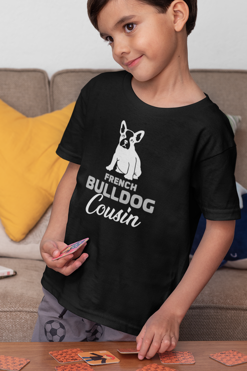 Fransk Bulldog Tröja Barn, French Bulldog T-Shirt Kid