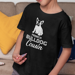 French Bulldog Cousin T-Shirt Kids