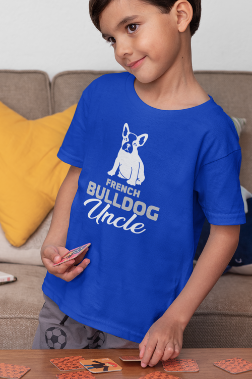 French Bulldog Uncle T-Shirt Kids