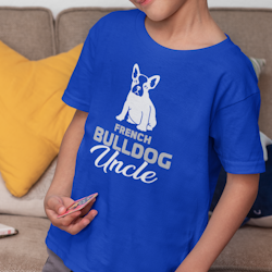 Fransk Bulldog Uncle T-Shirt Barn