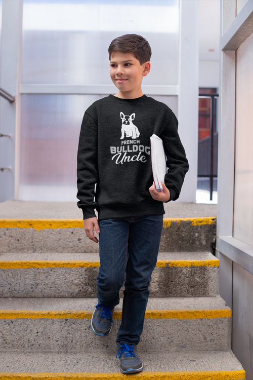 French Bulldog Uncle Sweatshirt Unisex Kids