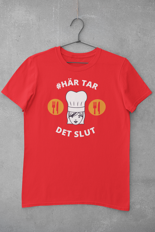 #Här Tar Det Slut T-Shirt Herr