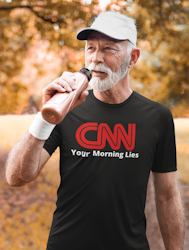 CNN Your Morning Lies T-Shirt Herr