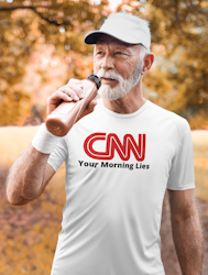 CNN Your Morning Lies T-Shirt Herr