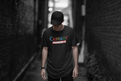 Censor T-Shirt Herr