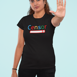 Censor T-Shirt Women