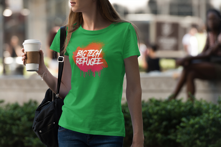 Big Tech Refugee Tshirt Women