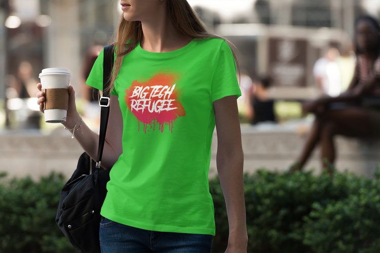 Big Tech Refugee Tshirt Women