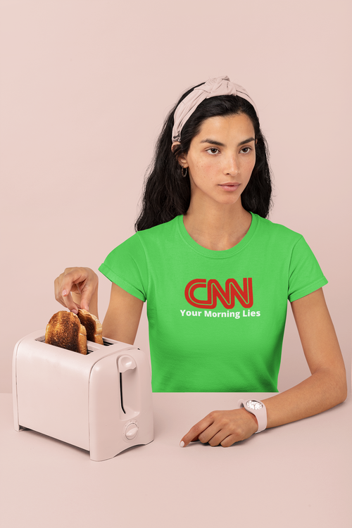 CNN Your Morning Lies T-Shirt Women