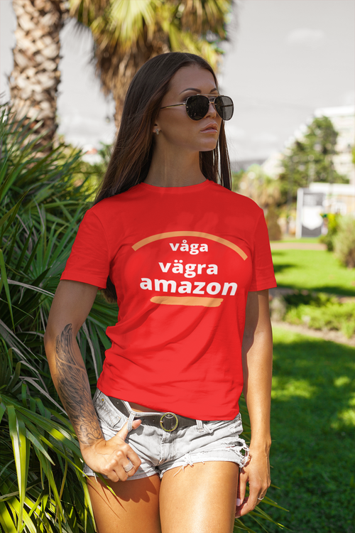 Våga Vägra Amazon. Tshirt  Dam - Refuse Amazon Tshirt Women