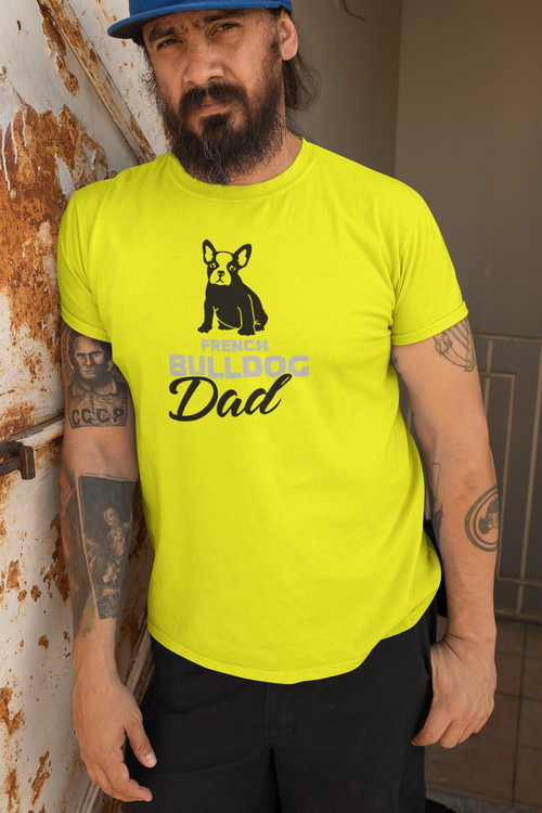 Fransk Bulldog T-Shirt, French Bulldog Tshirt,French Bulldog Dad, French Bulldog Family Collection