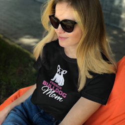 Fransk Bulldog Mom T-shirt