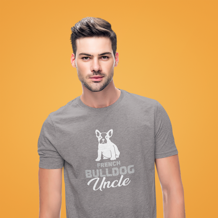 Fransk Bulldog Uncle T-Shirt Herr