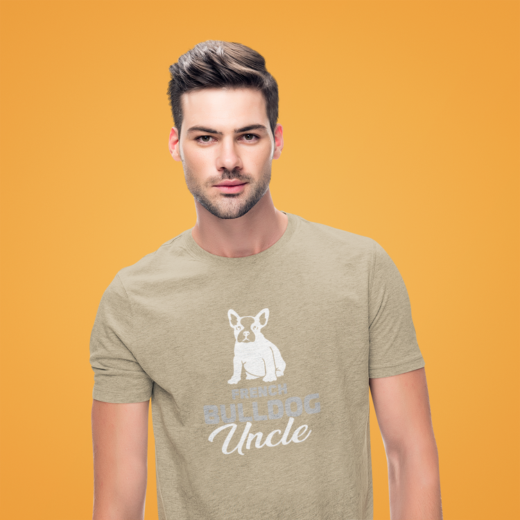 Fransk Bulldog Uncle T-Shirt Herr