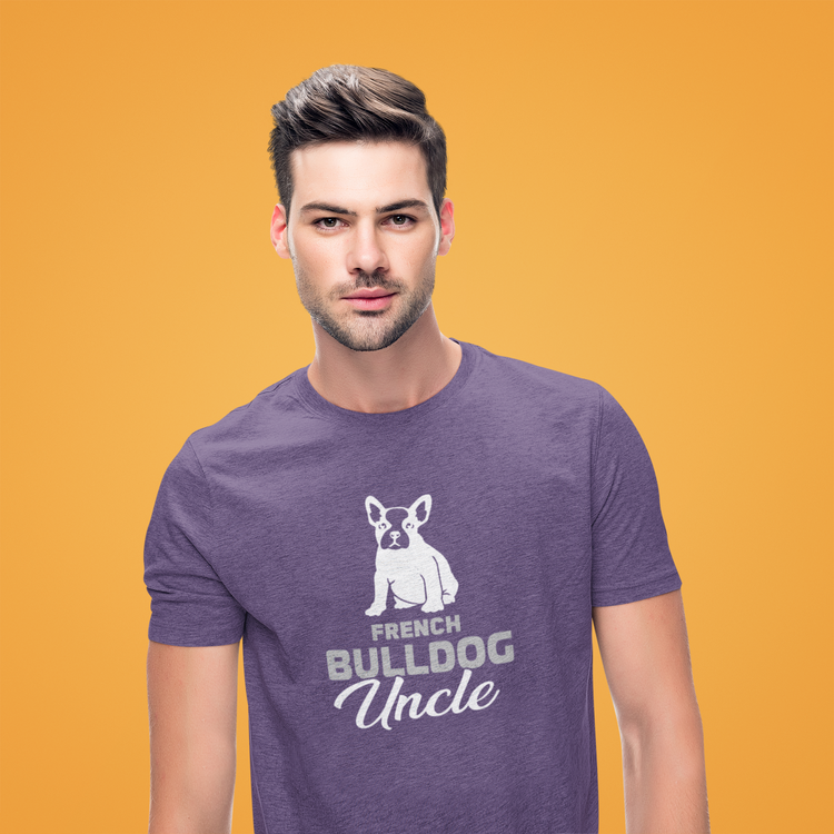 French Bulldog Uncle T-Shirt Men