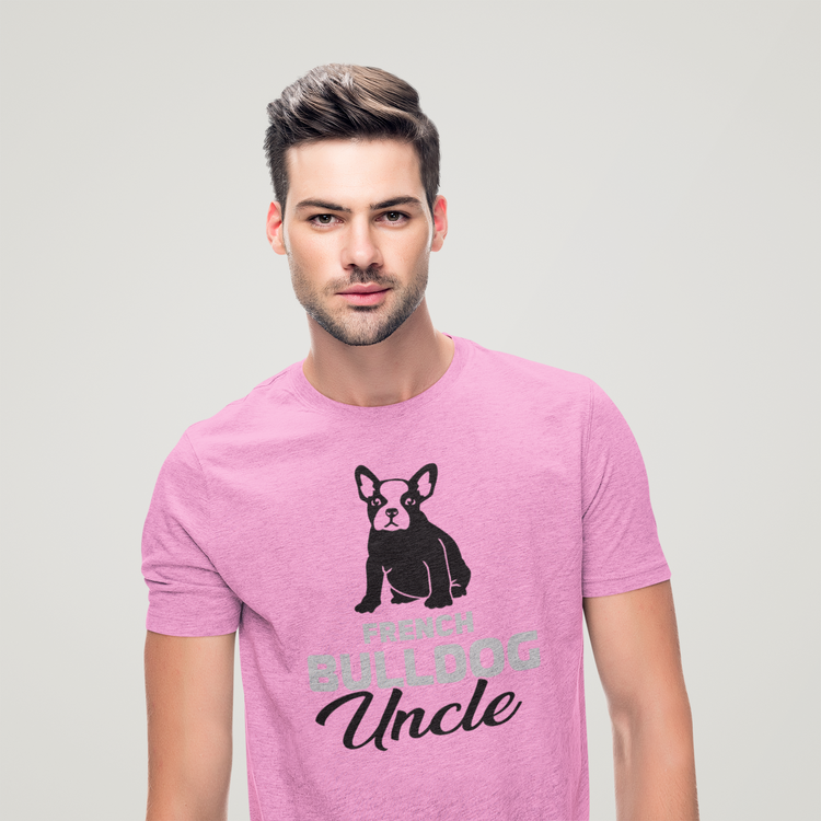 Fransk Bulldog Uncle T-Shirt Herr