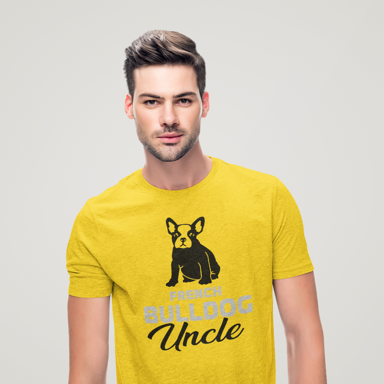 French Bulldog Uncle T-Shirt Men