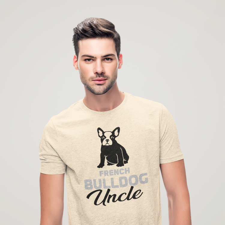 Fransk Bulldog Uncle T-Shirt Herr