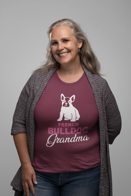 French Bulldog Grandma T-shirt Women