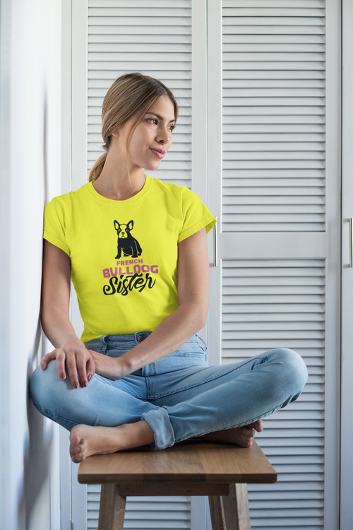 Fransk Bulldog T-Shirts i säsongens alla färger. Fransk Bulldog tröjor för hela familjen.
