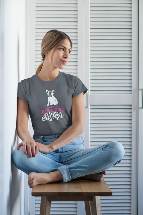 French Bulldog Sister T-Shirt Women