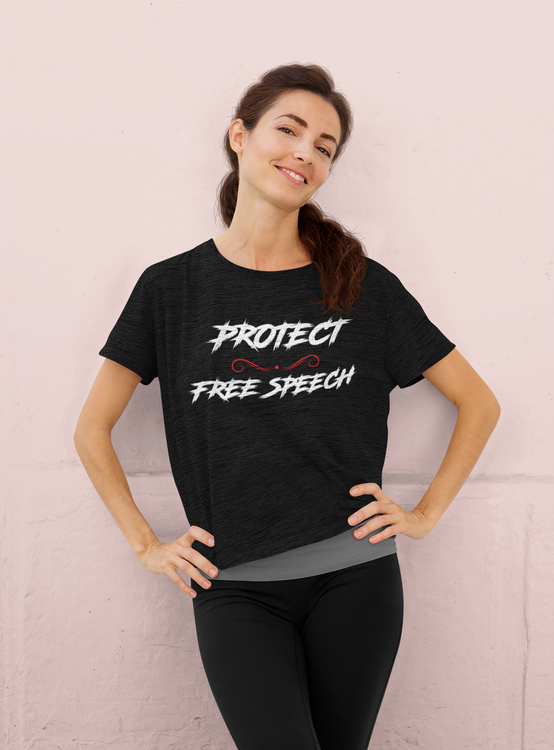 Protect Free Speech T-Shirt Women