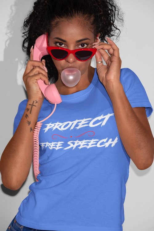 Protect Free Speech T-Shirt Women