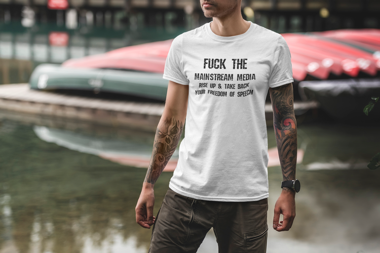 F#ck The Mainstream Media T-Shirt Men