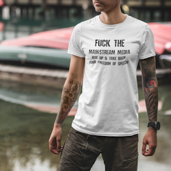 F#ck The Mainstream Media T-Shirt Men