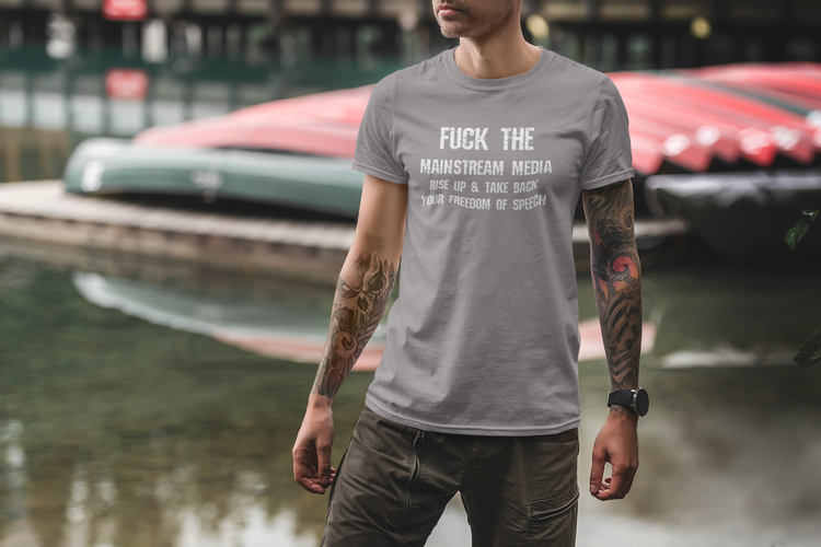 F#ck The Mainstream Media T-Shirt Men