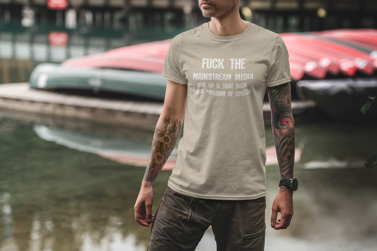 F#ck The Mainstream Media T-Shirt Herr