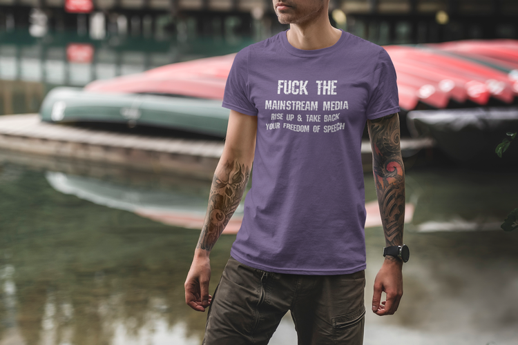 F#ck The Mainstream Media T-Shirt Men