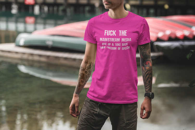 F#ck The Mainstream Media T-Shirt Herr