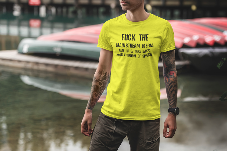 F#ck The Mainstream Media T-Shirt Men