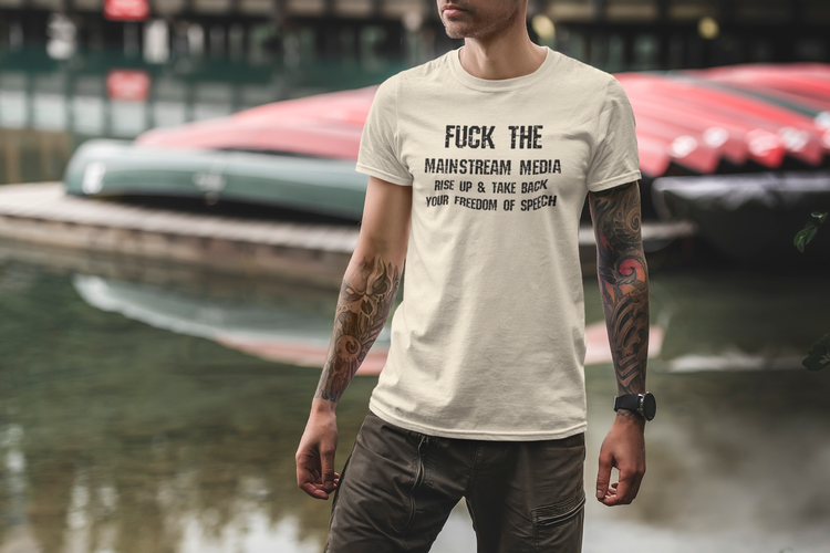 F#ck The Mainstream Media T-Shirt Men