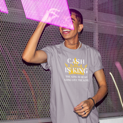 Cash Is King-The King Is Dead T-Shirt Men