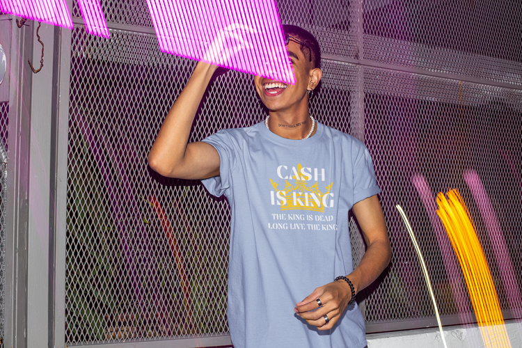 Cash Is King-The King Is Dead T-Shirt Men
