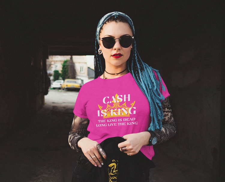Cash is King Shirt. Otroligt många läckra färger i vår kollektion cash is king T-Shirts för kvinnor/tjejer.