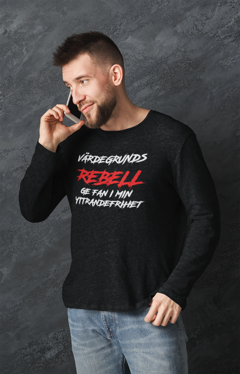 Värdegrunds Rebell Long Sleeve T-Shirt