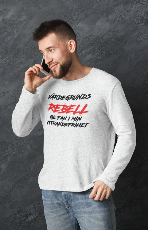 Värdegrunds Rebell Long Sleeve T-Shirt