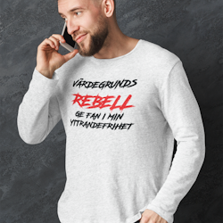 Värdegrunds Rebell Long Sleeve T-Shirt