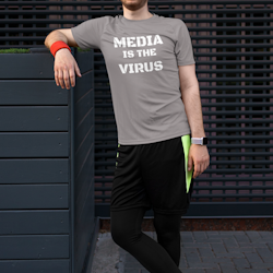 Media Is The Virus T-Shirt Herr