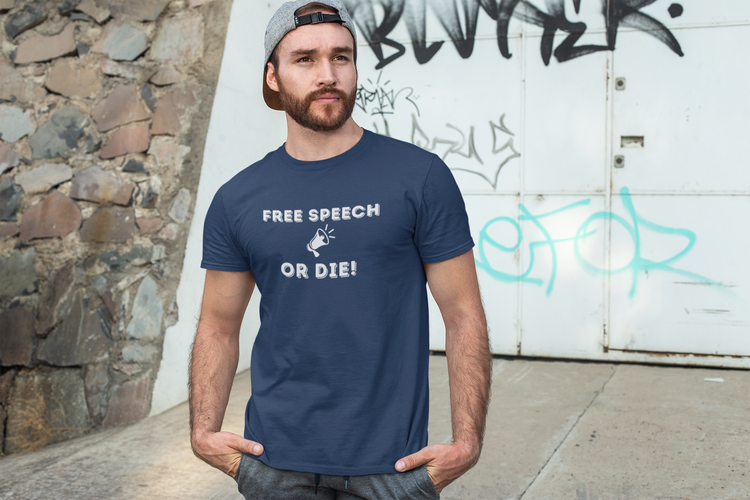 Free Speech Or Die T-Shirt Herr. Protect Your Freedom Of Speech T-Shirt