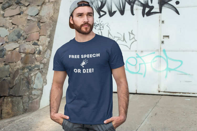 Free Speech Or Die! T-Shirt Herr