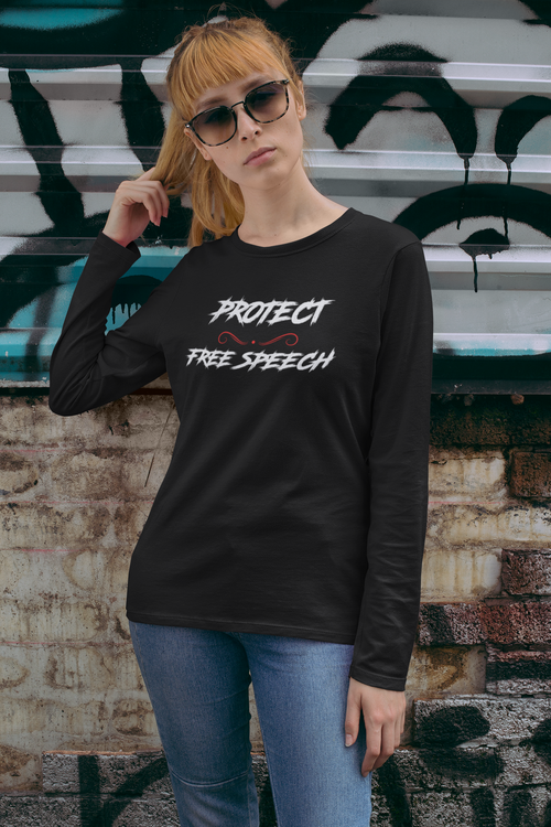 Protect Free Speech Long Sleeve Dam