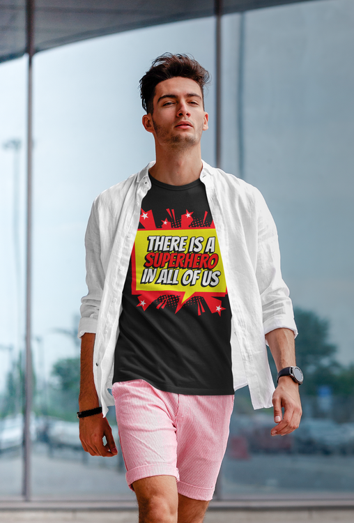 Super Hero T-Shirt Herr