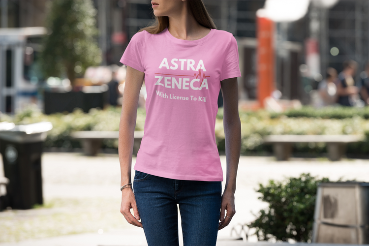 AstraZeneca Tshirt med tryck With License To Kill