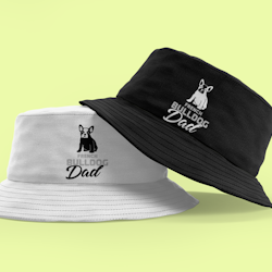 French Bulldog Dad Buckethat