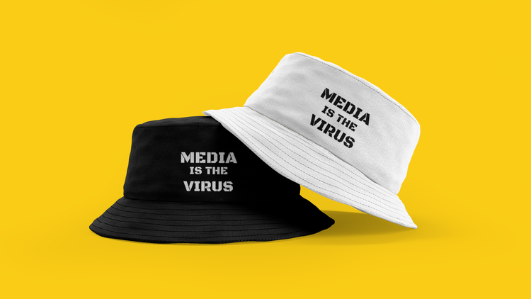 Media Is The Virus Bucket Hat