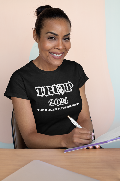 T-Shirt Trump 2024. Trump worldwide supporters. T-Shirt i flera färger